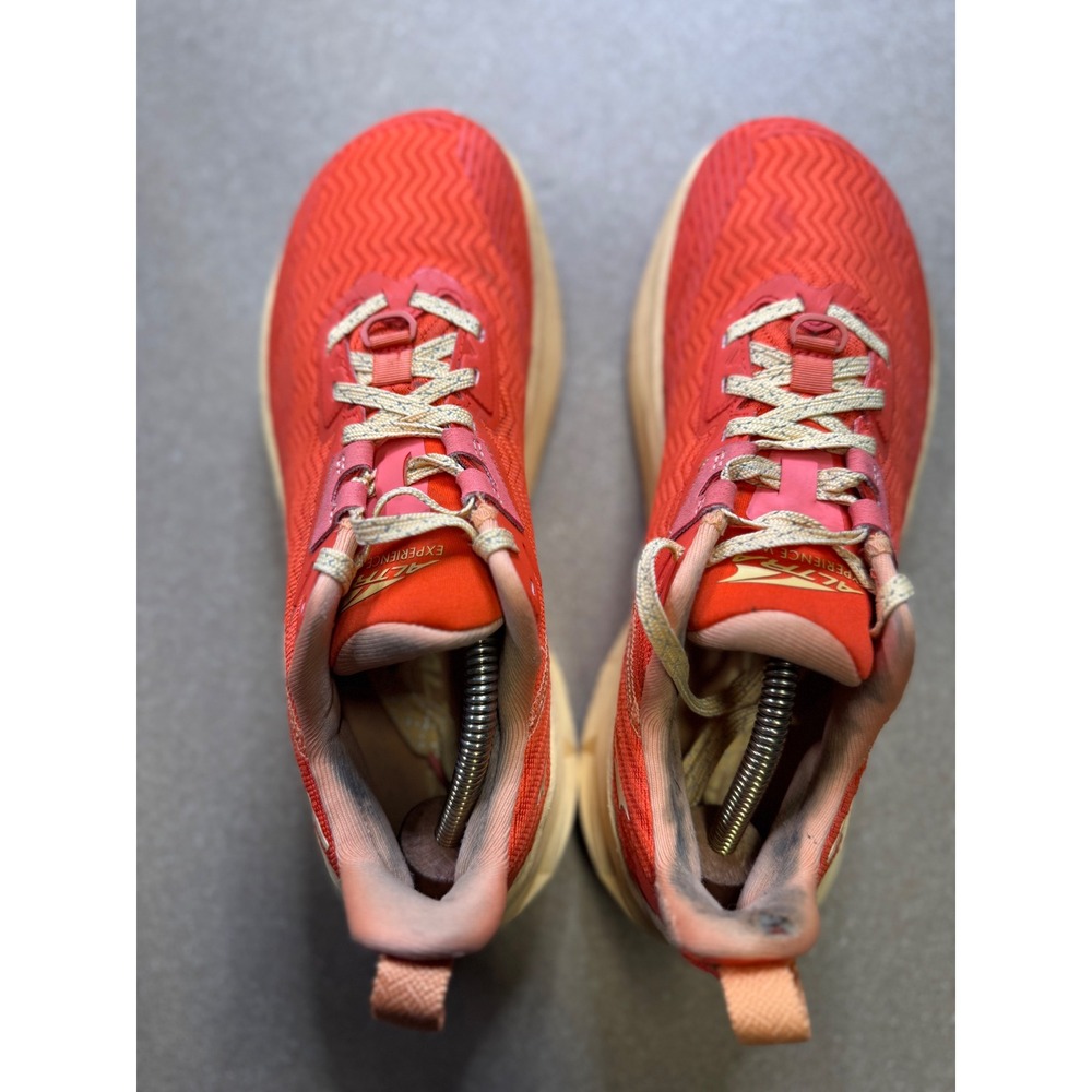 Altra W Lone Peak‎ 7 Trail Running Shoes Women's Size 10 Red Orange MaxTrac - Picture 5 of 10